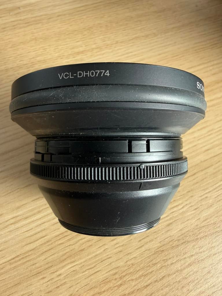 Sony 0.75 wide conversion lens, Ophalen of Verzenden, Zo goed als nieuw, Groothoeklens