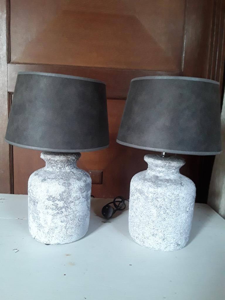 2 schemerlampen, Ophalen