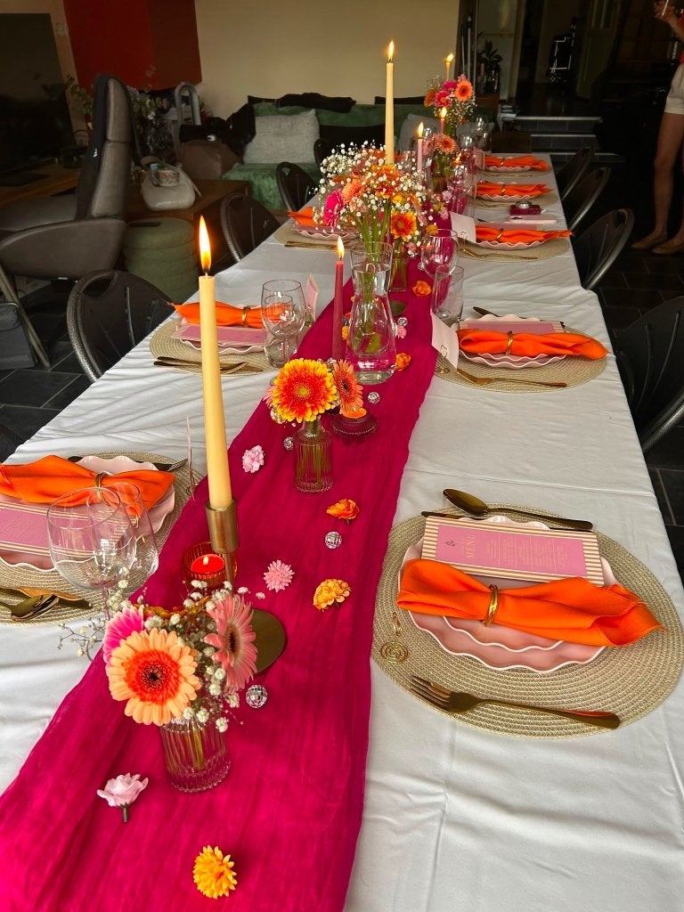 diverse spullen voor een leuk 21 diner, Hobby en Vrije tijd, Feestartikelen, Ophalen, Zo goed als nieuw, Versiering