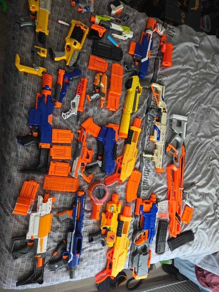 Grote nerf verzameling, Kinderen en Baby's, Speelgoed | Buiten | Actiespeelgoed, Ophalen of Verzenden, Gebruikt