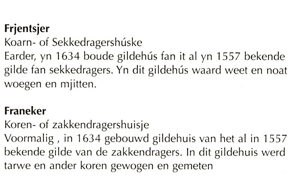 38440	Franeker	Fr Zakkendragershuisje	Onbeschreven, Ophalen of Verzenden, 1960 tot 1980, Ongelopen, Friesland