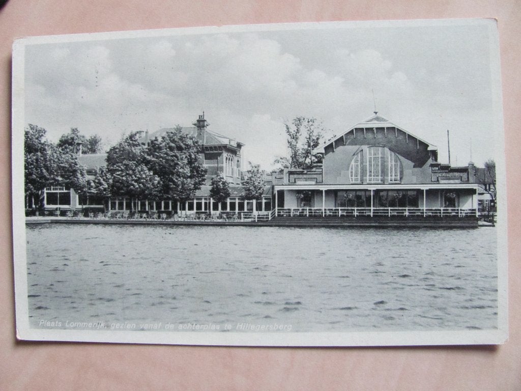 Rotterdam 1942 plaats Lommerrijk, Achterplas Hillegersberg, Ophalen of Verzenden, 1940 tot 1960, Gelopen, Zuid-Holland