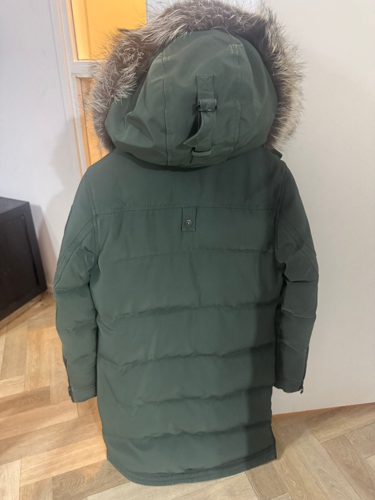 ORIGINELE Moose Knuckles Winterjas - Groen, Maat S, Ophalen of Verzenden, Zo goed als nieuw, Maat 36 (S), Groen