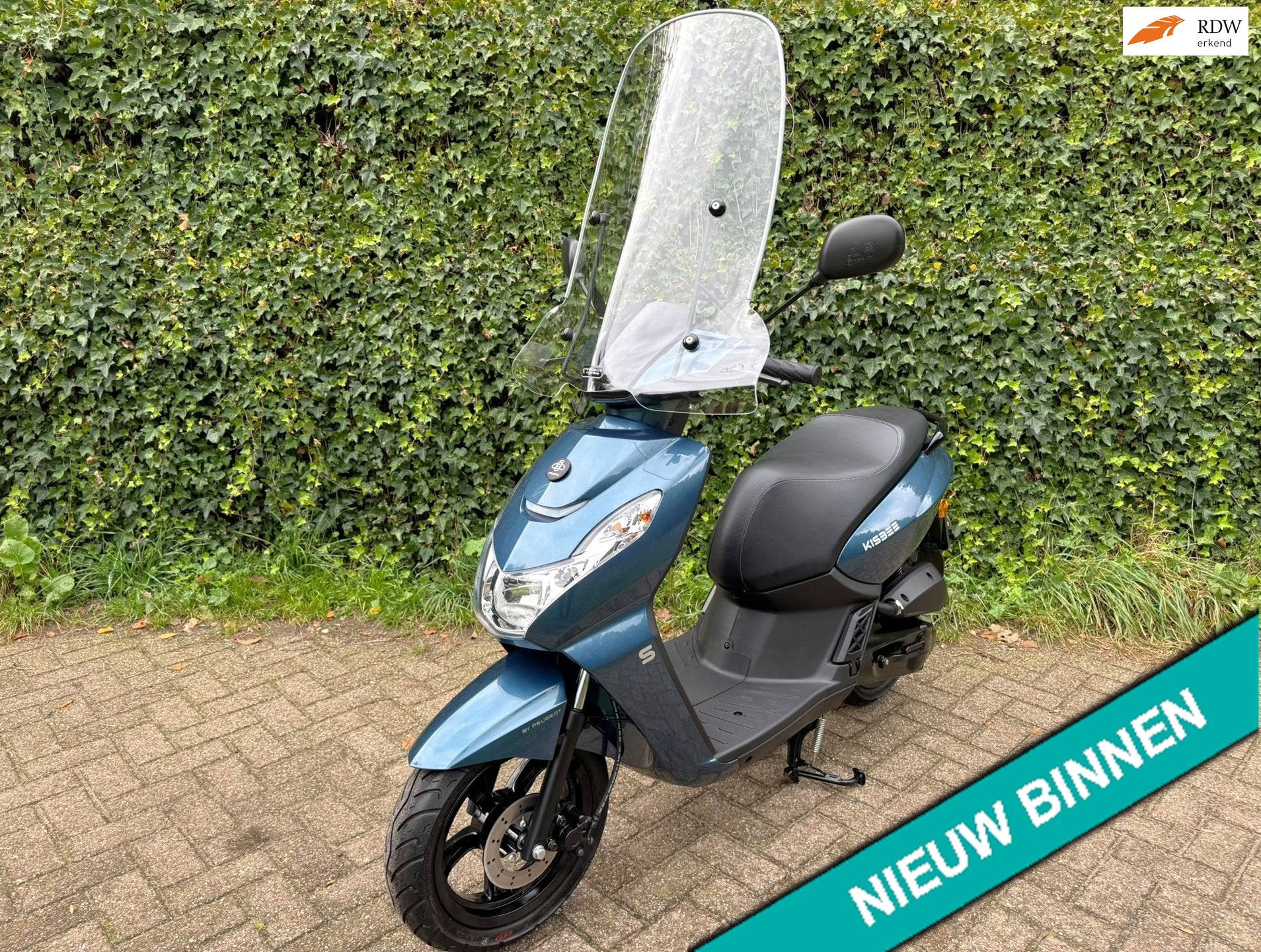 Peugeot Kisbee S DEMO Windscherm Hoog BETAAL met in3, P, 49 cc, P
p  p, NL, Benzine