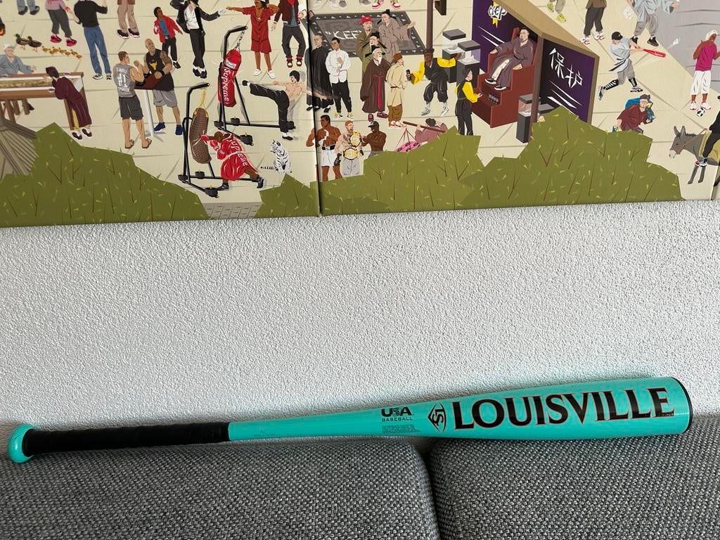 Louisville Warrior Honkbal Bat -10 (31 inch), Ophalen of Verzenden, Zo goed als nieuw, Honkbal, Knuppel