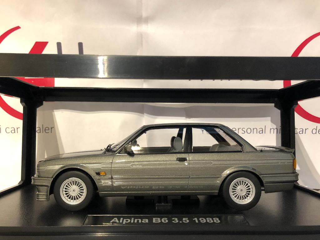 KK-Scale 1:18 BMW Alpina B6 3.5 E30 1988 grijs metallic, Ophalen of Verzenden, Nieuw, Auto, Overige merken