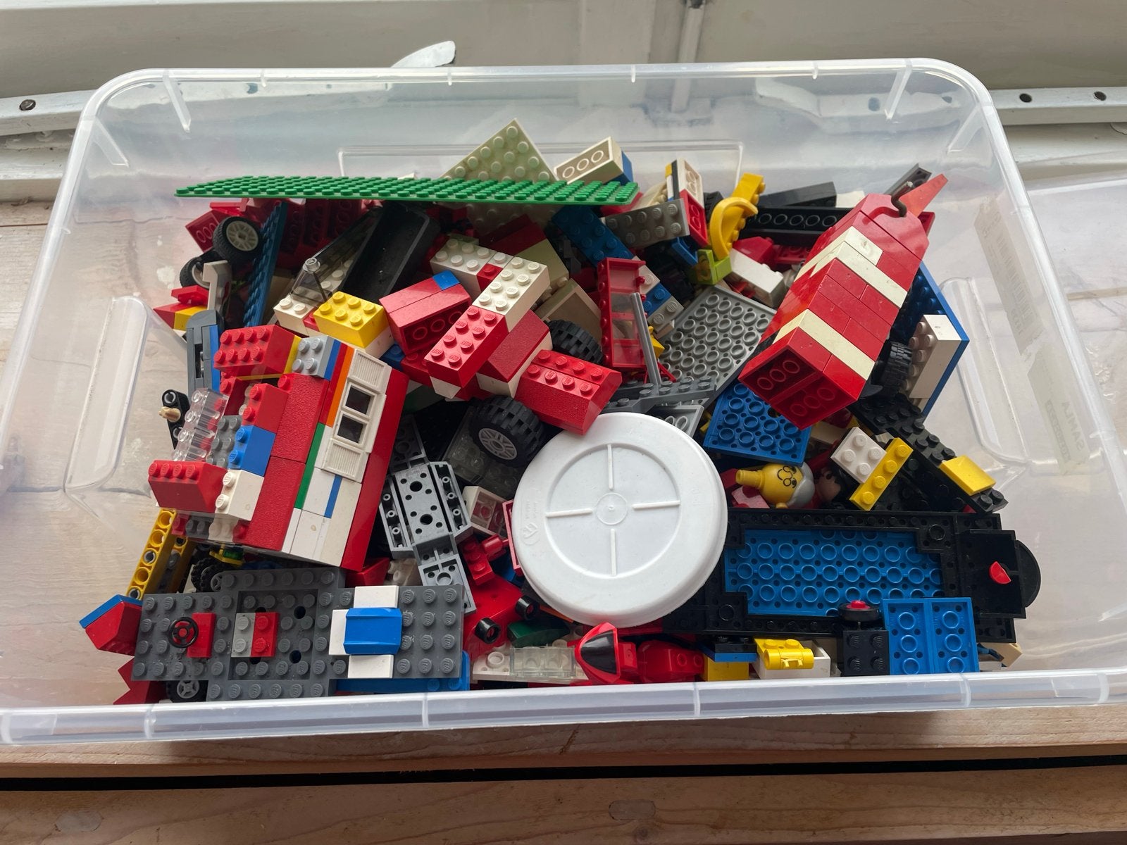 Grote partij LEGO en een groot aantal mooie houten blokken, Ophalen, Gebruikt, Overige merken