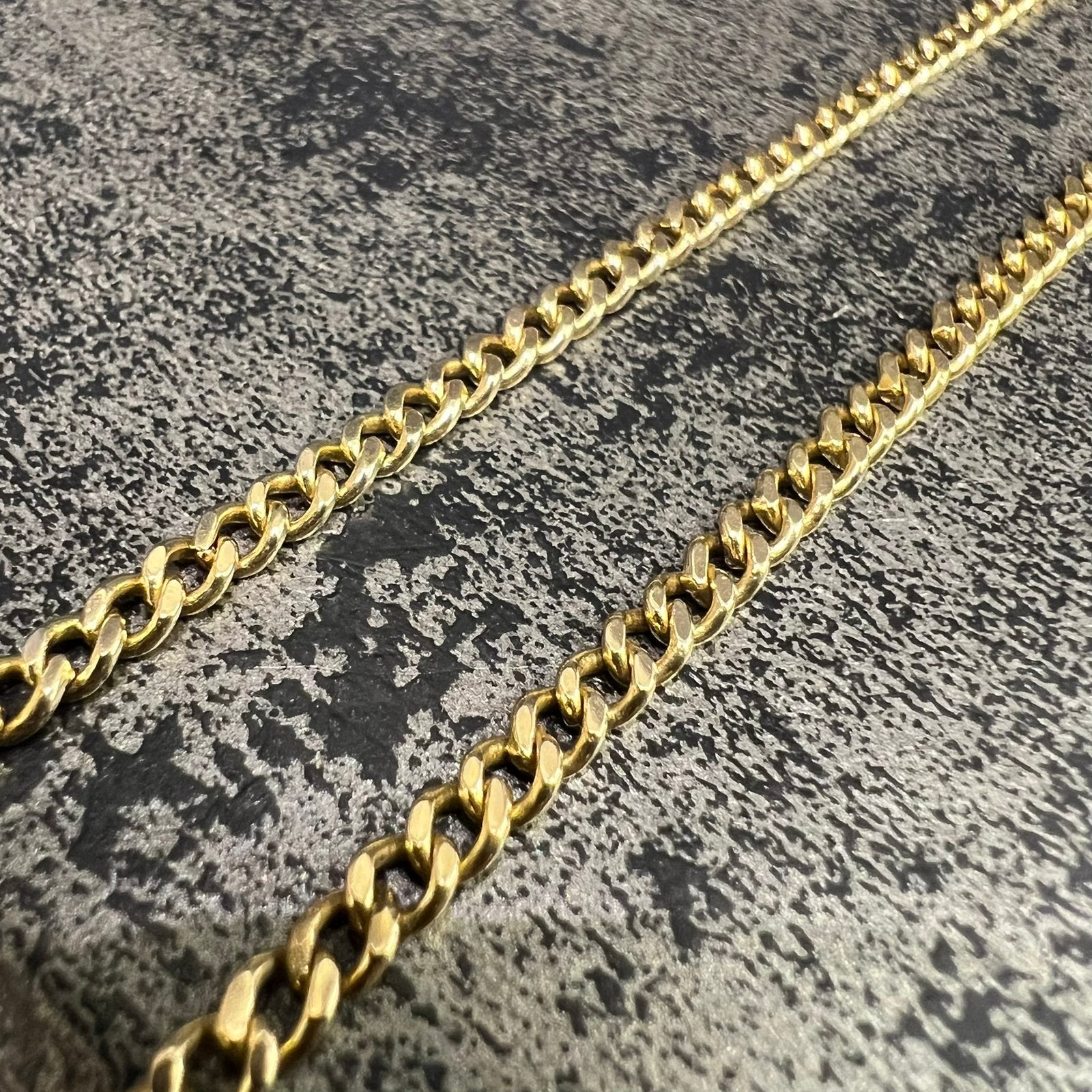 14k gouden ketting massief gourmet schakel 18 gram, Ophalen of Verzenden, Zo goed als nieuw, Goud