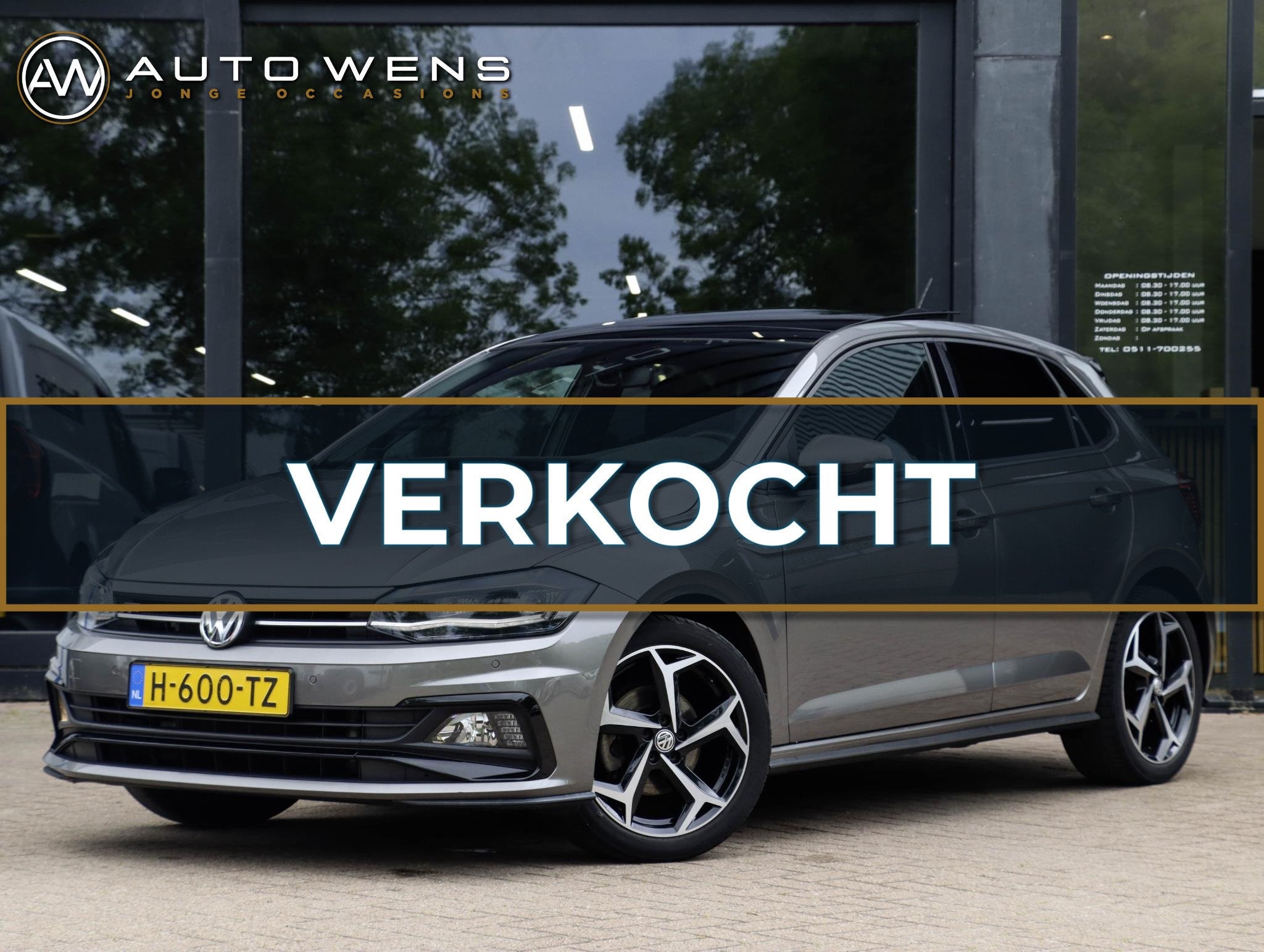 Volkswagen Polo 1.0 TSI Highline 3x R Line Panodak Virtual C, Auto's, Volkswagen, Bedrijf, Polo, ABS, Achteruitrijcamera, Adaptieve lichten
