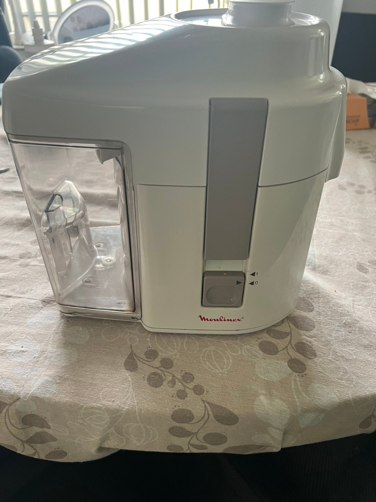 Moulinex sapcentrifuge, Witgoed en Apparatuur, Ophalen of Verzenden, Zo goed als nieuw, Sapcentrifuge