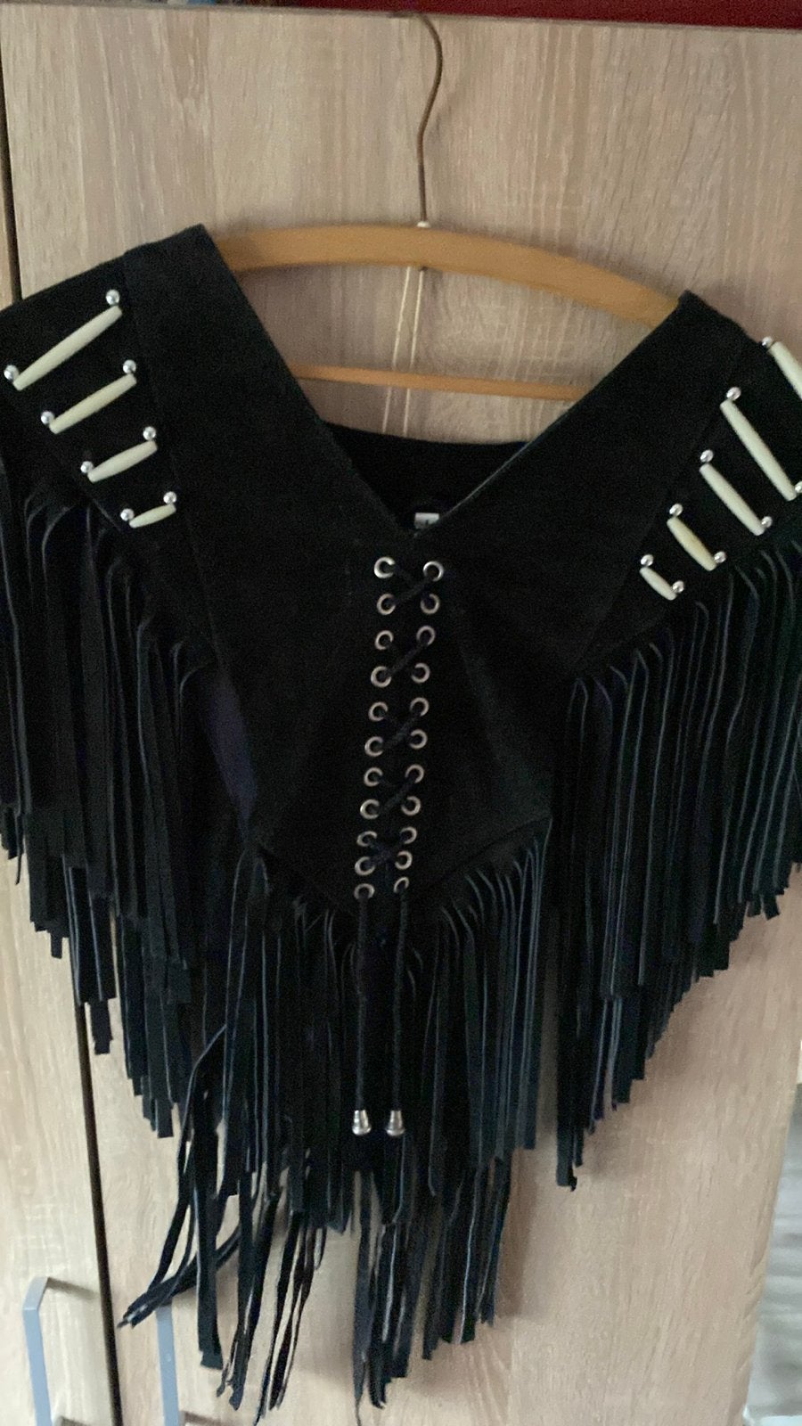 Cowboy outfit met franjes en hoed, Maat 38/40 (M), Carnaval, Ophalen of Verzenden, Kleding
