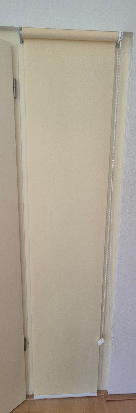 2x Rolgordijn Zachtgeel 41x210 cm Raamdecoratie, Ophalen, Gebruikt