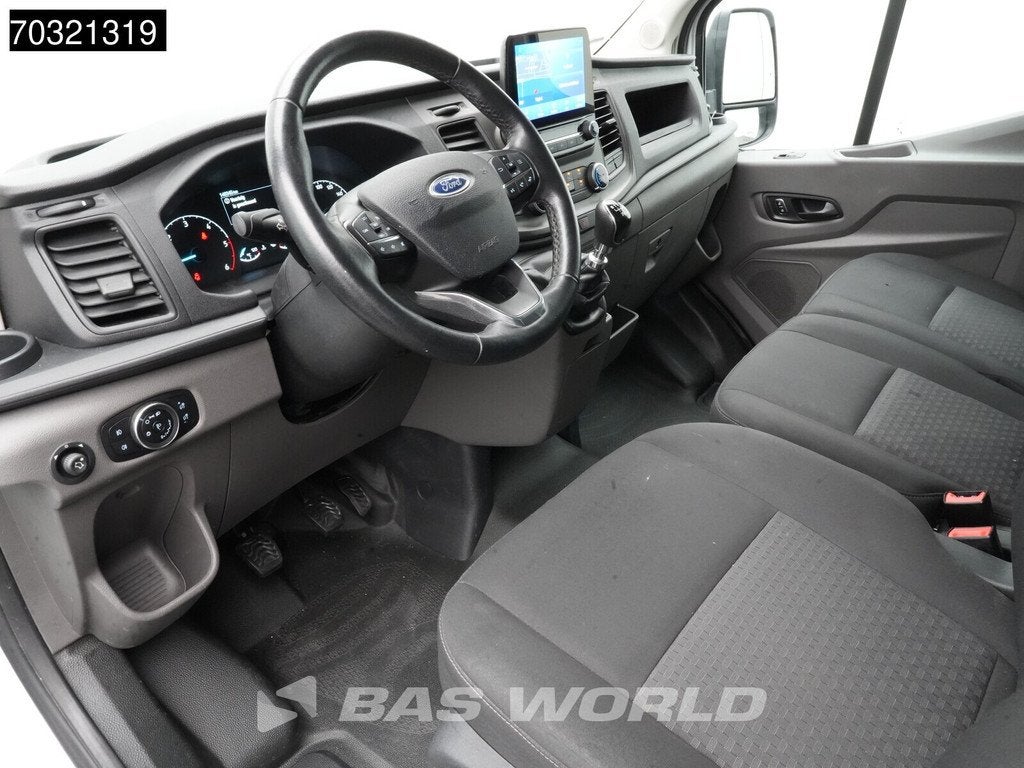 Ford Transit 130pk Hoog Dak L3H3 Navi Airco Cruise Imperiaal, Stof, Euro 6, 4 cilinders, Wit