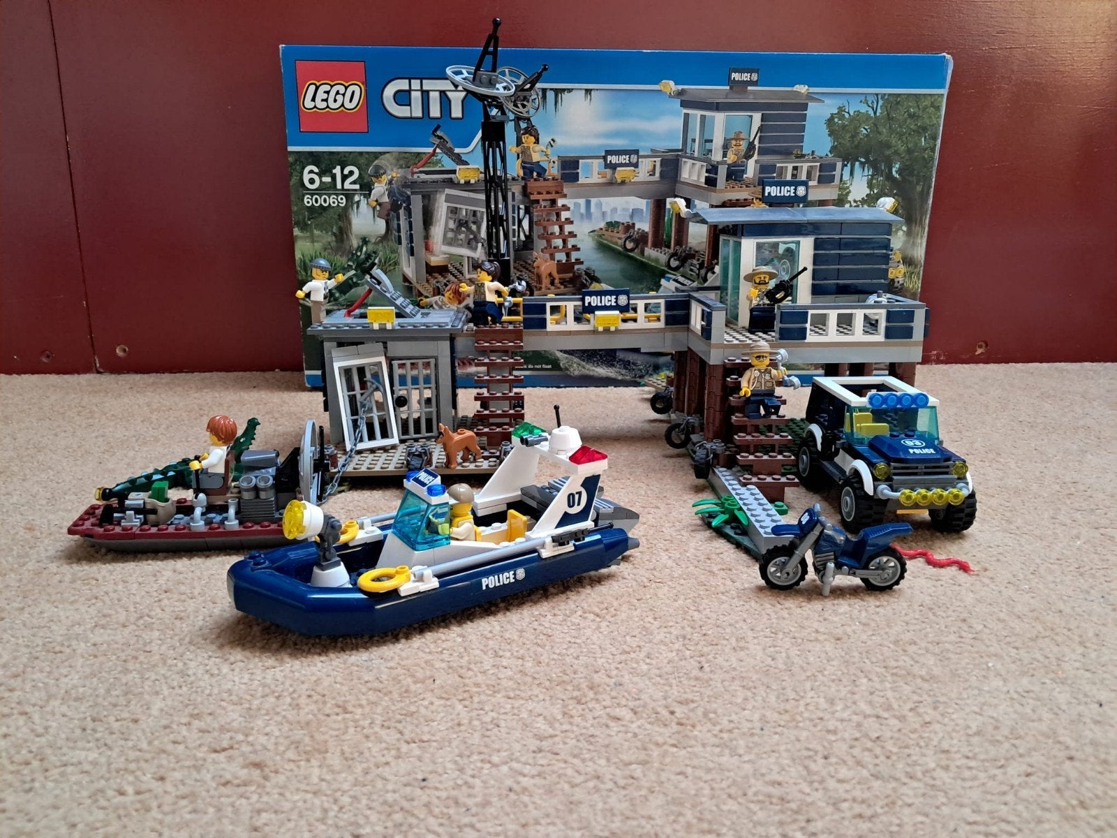 Lego City 60069 Moeraspolitie Hoofdbureau, Kinderen en Baby's, Speelgoed | Duplo en Lego, Ophalen of Verzenden, Zo goed als nieuw