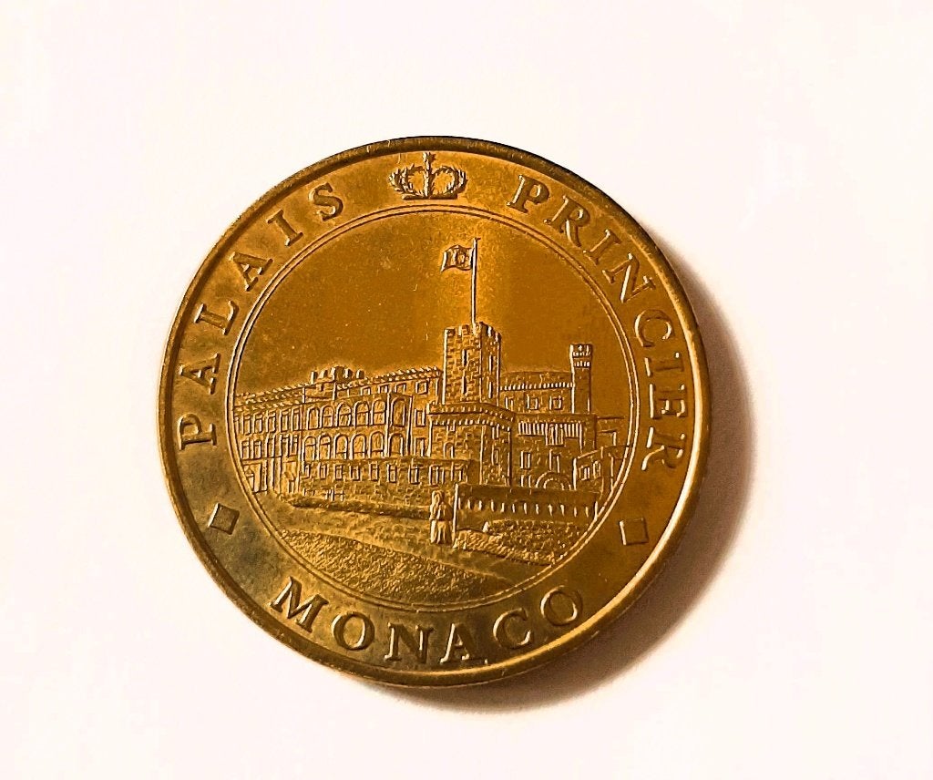 Penning Monaco Palais Princier - Monnaie de Paris, Ophalen of Verzenden, Overige materialen, Buitenland