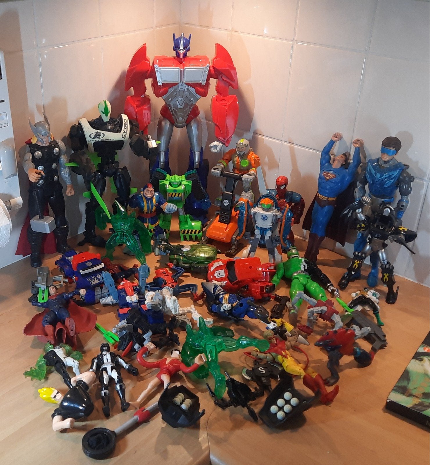 Grote set actie figuren / Transformers, Ophalen of Verzenden, Gebruikt