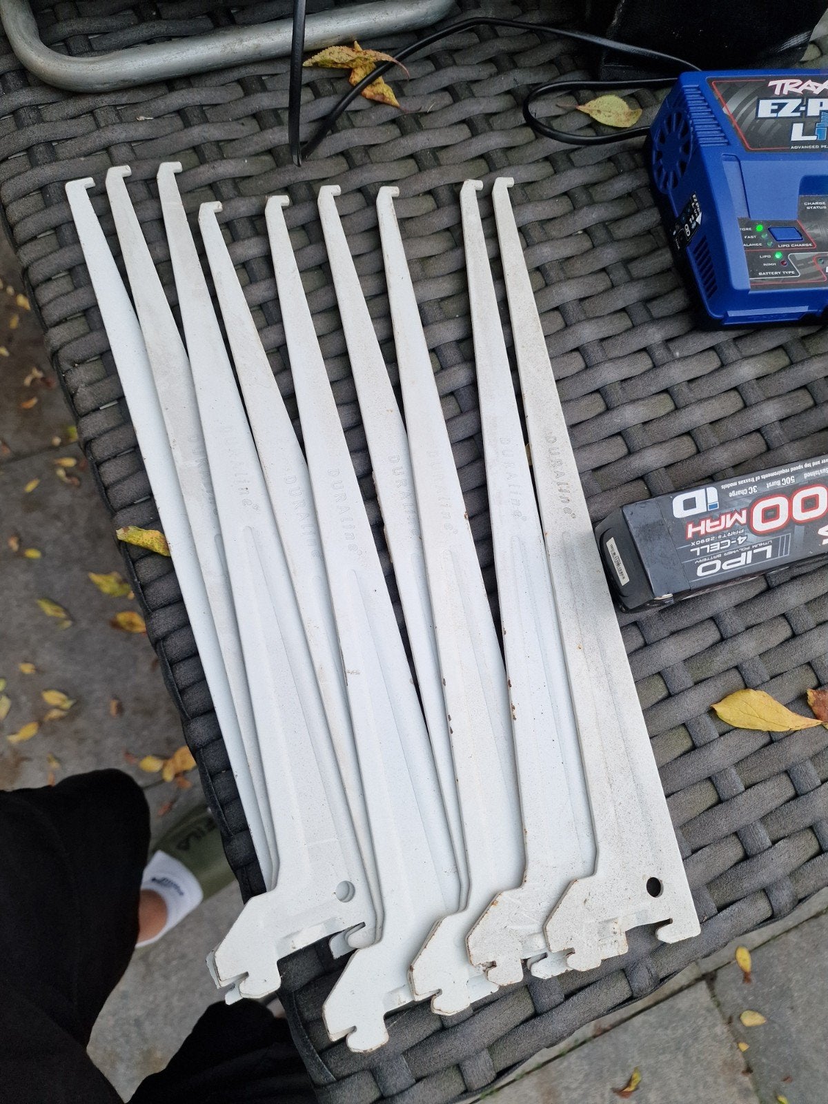 witte duraline plankendrager en wandrails gebruikt, Ophalen, Gebruikt, Overige typen