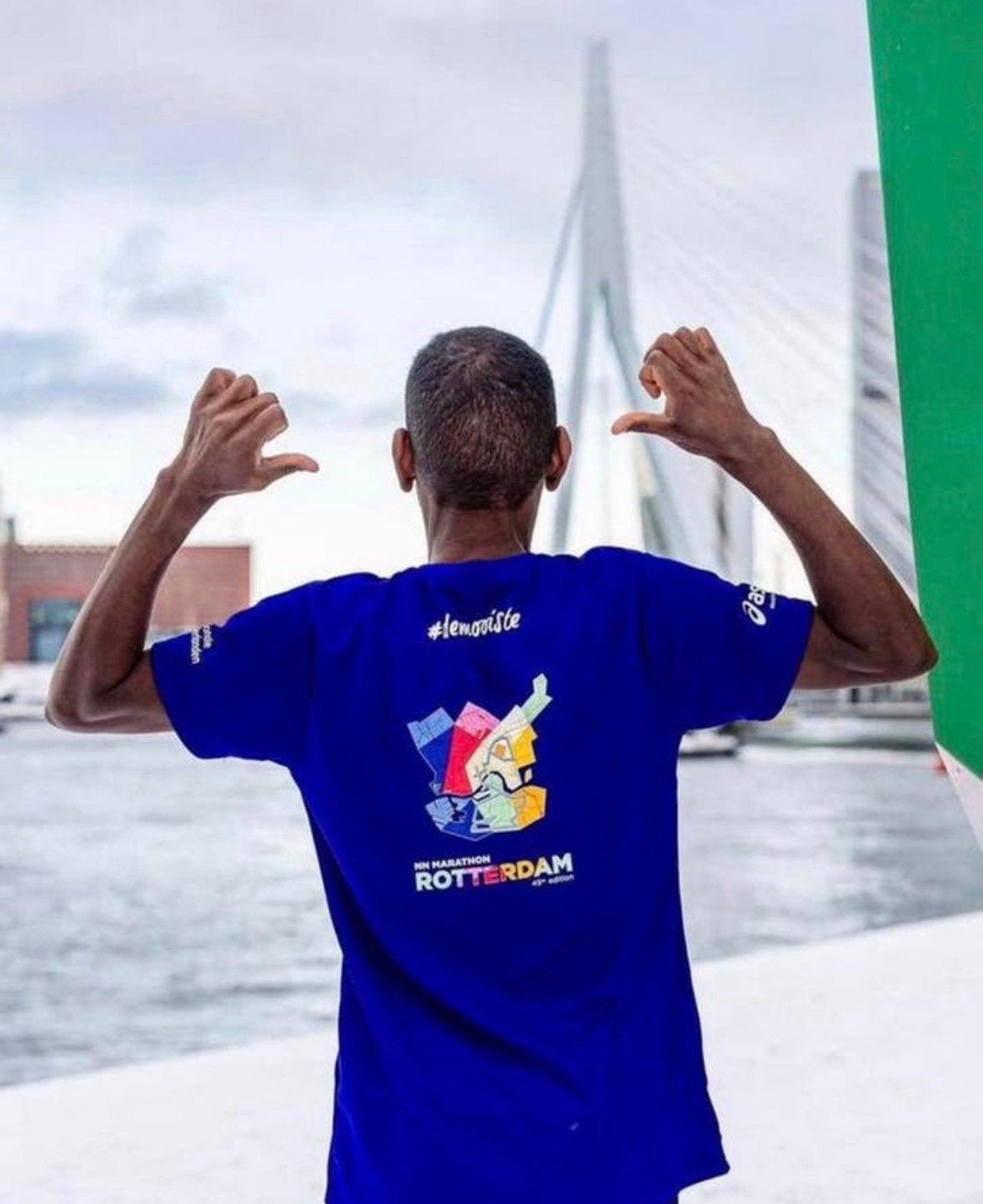 Marathon Rotterdam 2026 shirt mannen  s, Nieuw, Ophalen of Verzenden, Hardlopen of Fietsen, Maat 48/50 (M)