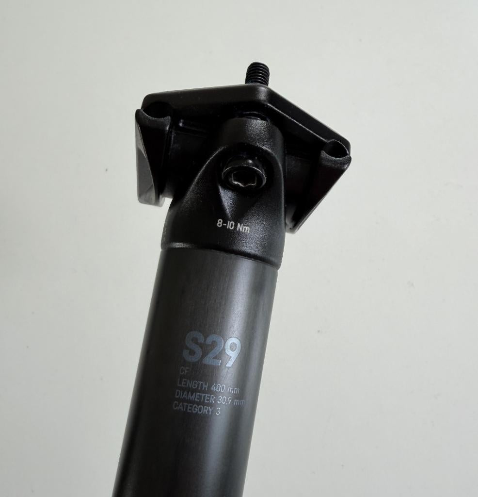 Zadelpen carbon Canyon S29 - lengte 400 mm - diameter 30,9, Ophalen of Verzenden, Zo goed als nieuw, Canyon, Carbon