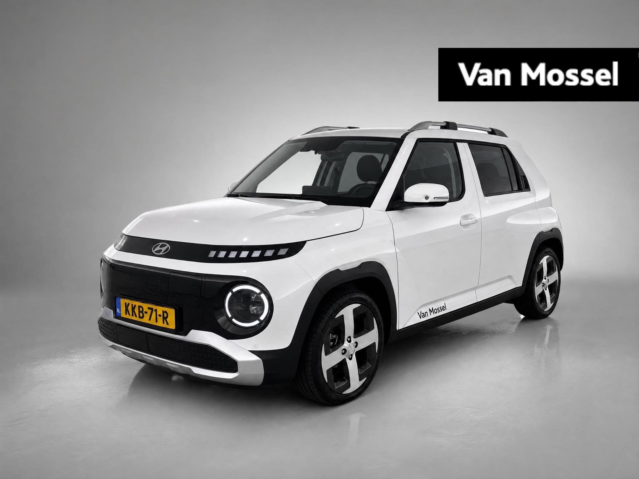 Hyundai INSTER Evolve 49 kWh | Achteruitrijcamera | Adaptiev, Auto's, Stof, 116 pk, Wit, Origineel Nederlands