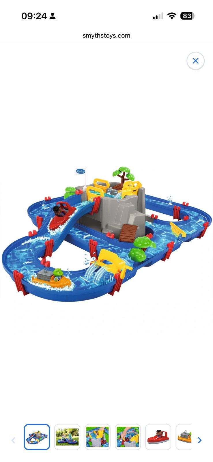 Aquaplay waterbaan, Ophalen, Zo goed als nieuw