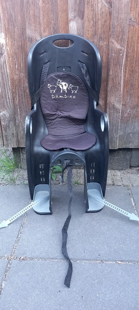 Fietsstoeltje Bambino, Fietsen en Brommers, Fietsaccessoires | Fietsstoeltjes, Ophalen, Achterzitje, 15 t/m 36 kg, Bambino