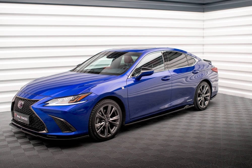 Voorlip sideskirt spoiler diffuser - Lexus ES F Sport 18-25, Auto diversen, Ophalen of Verzenden