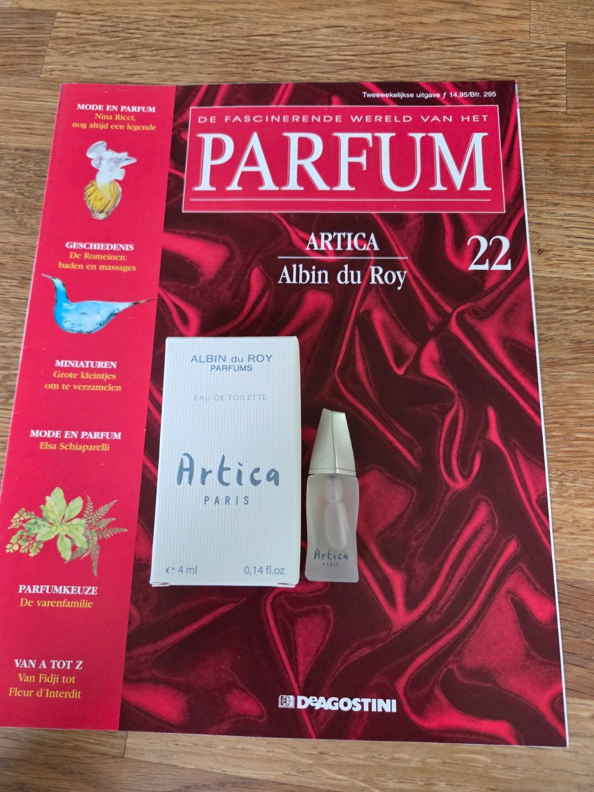 22 Albin du Roy Artica Eau de Toilette 4ml - Vintage Miniatu, Ophalen of Verzenden, Zo goed als nieuw