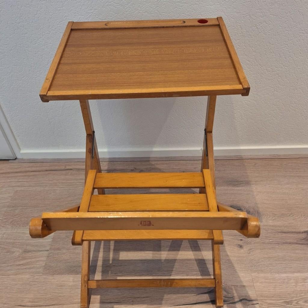 VINTAGE kindertafel met stoel - ophalen Drachten, Kinderen en Baby's, Kinderkamer | Tafels en Stoelen, Gebruikt, Tafel(s) en Stoel(en)
