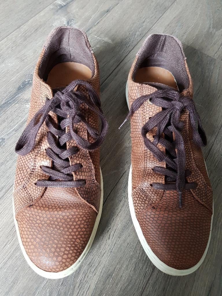 Leren / suède schoenen / sneakers dames -- maat 40 -- Sacha, Bruin, Ophalen of Verzenden, Sacha, Sneakers of Gympen