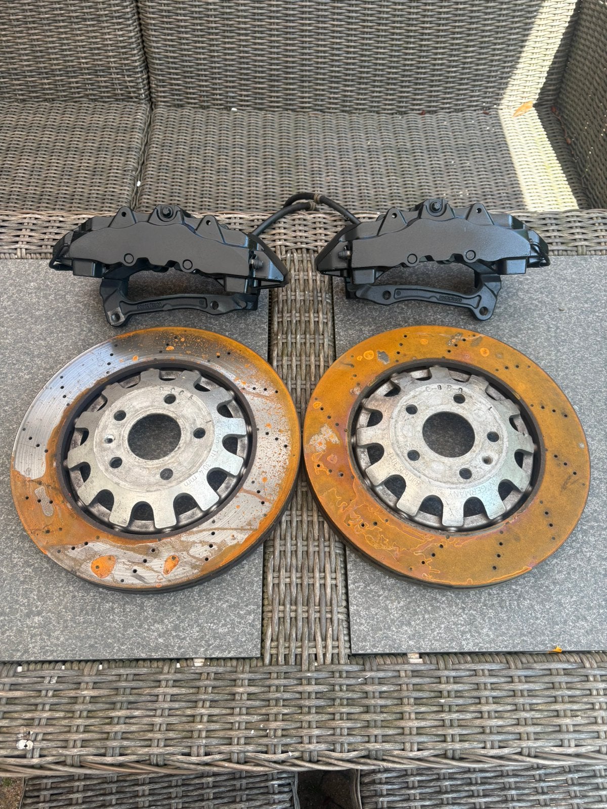 Vag BBK Big brake rs3 370mm brembo 8 pots, Auto-onderdelen, Remmen en Aandrijving, Ophalen, Gebruikt