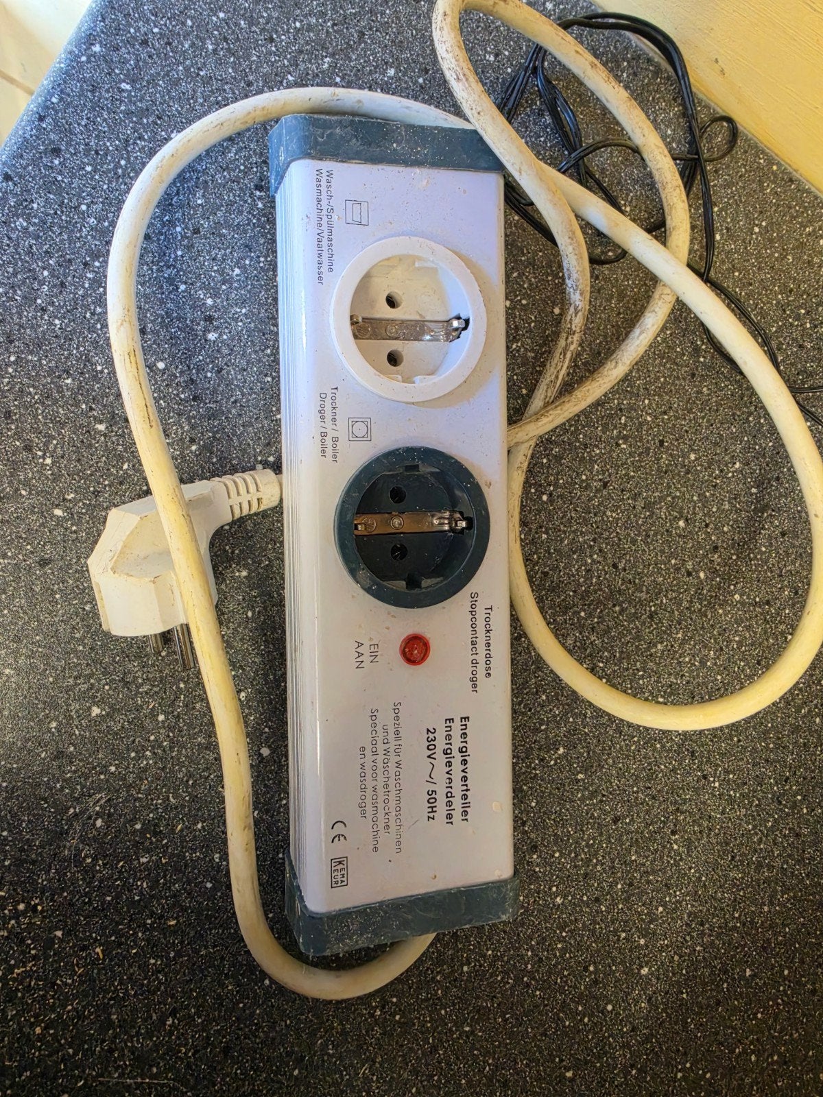 Energieverdeler voor wasmachine en droger - 3000W, Ophalen of Verzenden, Gebruikt