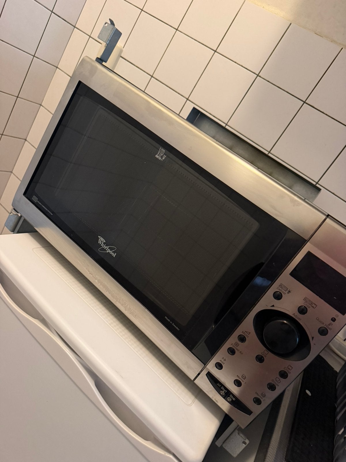 Whirlpool combimagnetron / oven – vrijstaand of inbouw, Ophalen, Zo goed als nieuw, Oven, Draaiplateau