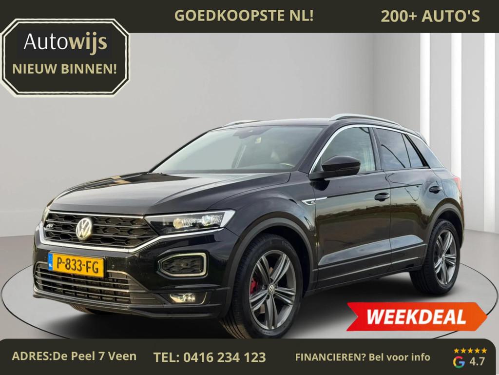 Volkswagen T-Roc 1.5 TSI Sport Business R|R-LINE 3X|LED|AUT|, 4 cilinders, 150 pk, Alcantara, Zwart