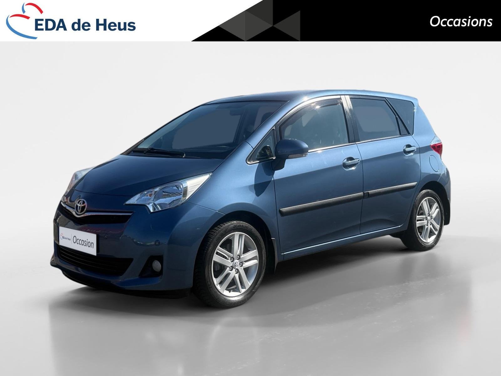 Toyota Verso-S 1.3 VVT-i Dynamic | Achteruitrij Camera | Pan, Auto's, Voorwielaandrijving, Stof, Gebruikt, Blauw