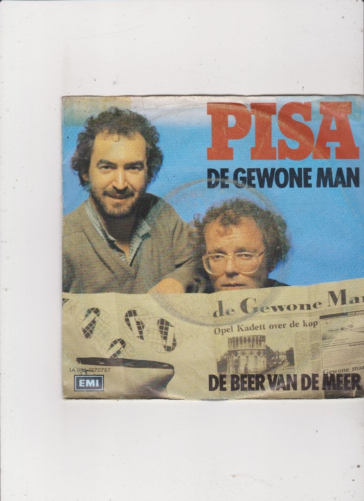 Single Pisa (H. Spaan 7 H. Vermeegen) - De gewone man, Cd's en Dvd's, Ophalen of Verzenden, Gebruikt, 7 inch, Nederlandstalig