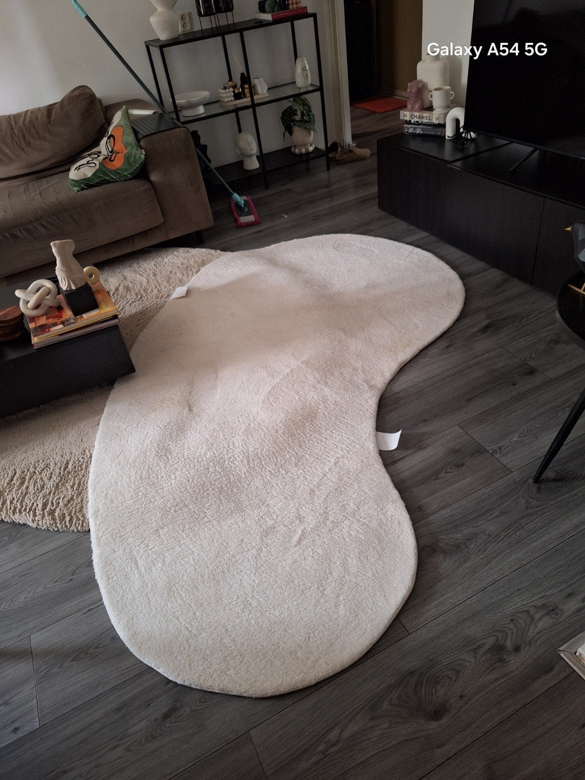 Organisch Vloerkleed Crème 140x240 cm - Wells Collectie, Huis en Inrichting, 100 tot 150 cm, Organisch, Modern, 200 cm of meer