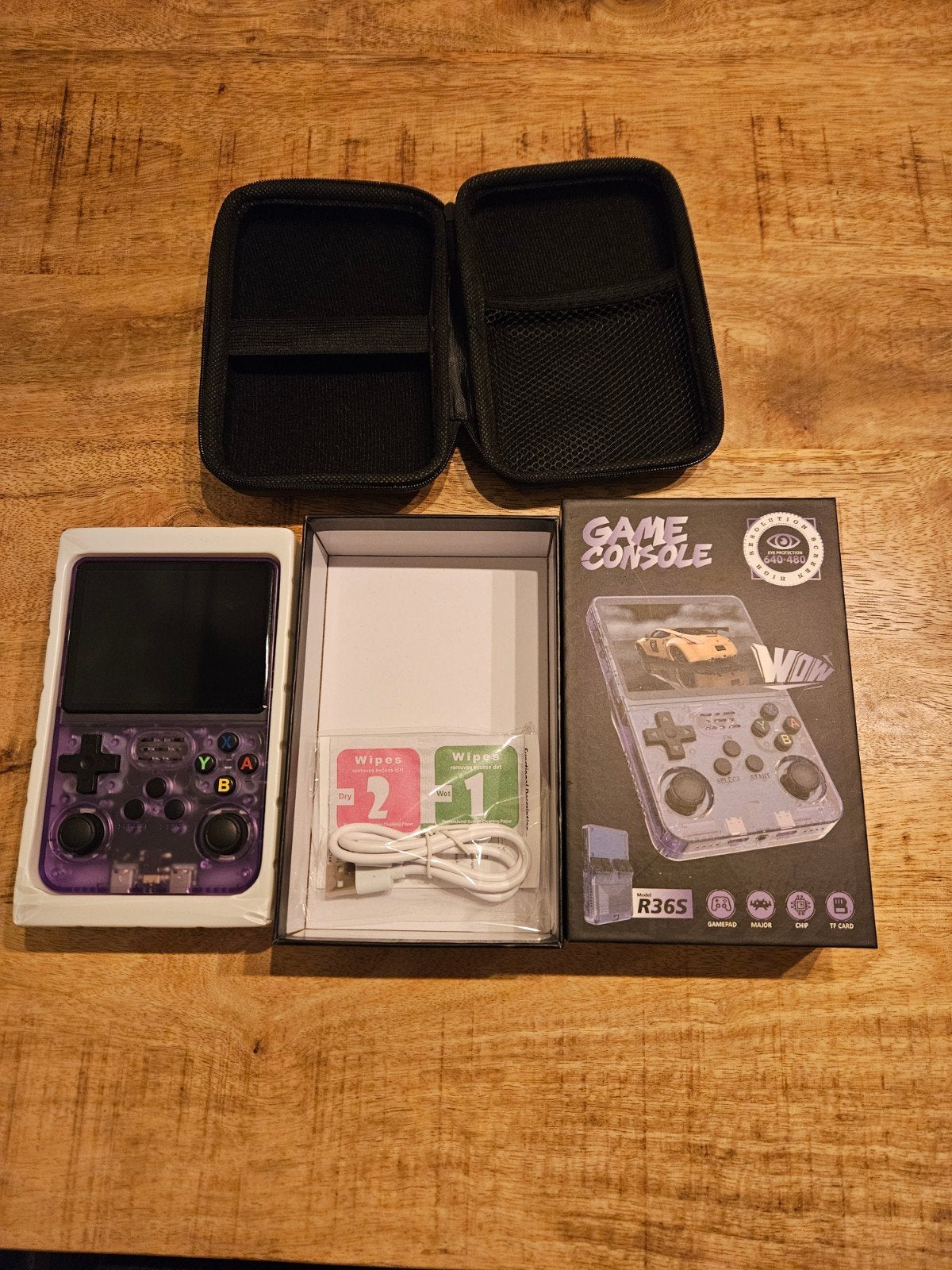 Retro game console R36S, Ophalen of Verzenden, Zo goed als nieuw