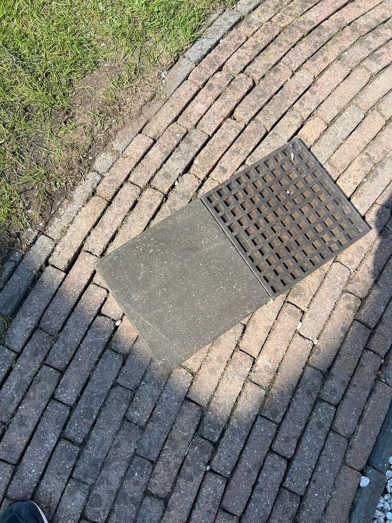 8x Rubberen stoeptegels 30x30 cm, Tuin en Terras, Tegels en Klinkers, Gebruikt, Overige typen, Rubber, Ophalen of Verzenden