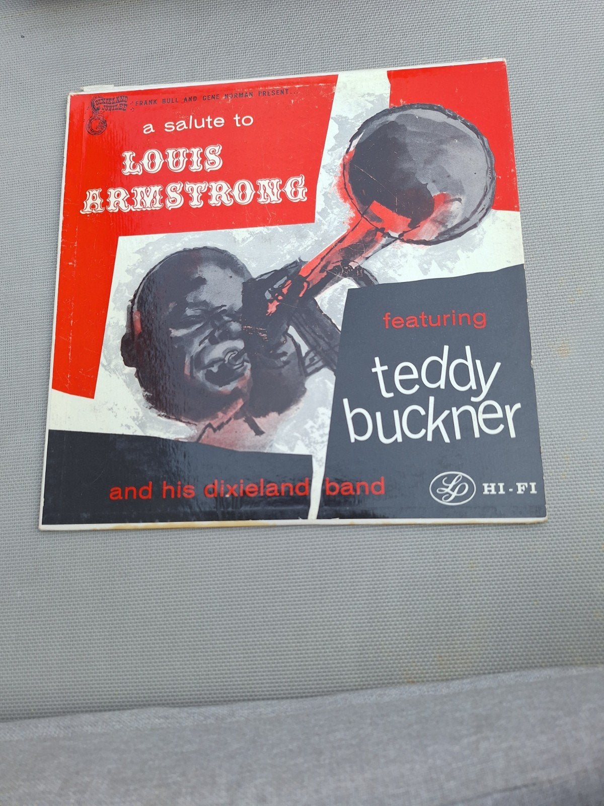 Louis Armstrong- A Salute To Louis Armstrong (Teddy Buckner), LP, Gebruikt, Ophalen of Verzenden, 12 inch