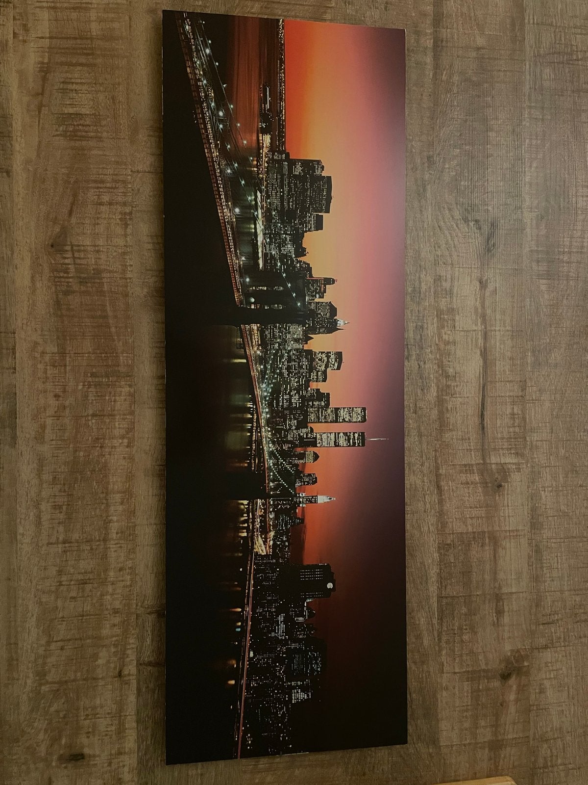 Canvas New York Skyline, Huis en Inrichting, Ophalen, 75 – 100, 50 tot 75 cm, Print