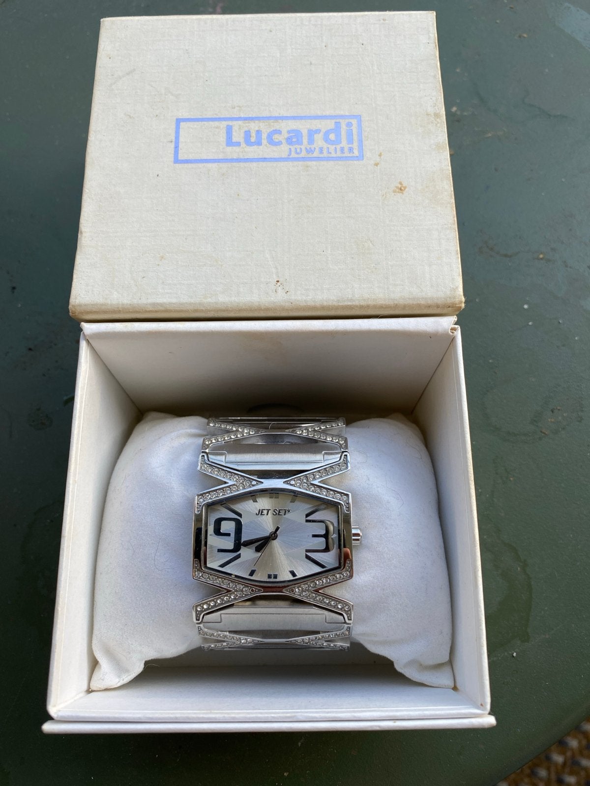 Jet Set Beverly Hills Horloge met Strass - Zo goed als nieuw, Staal, Polshorloge, Zo goed als nieuw, Met strass