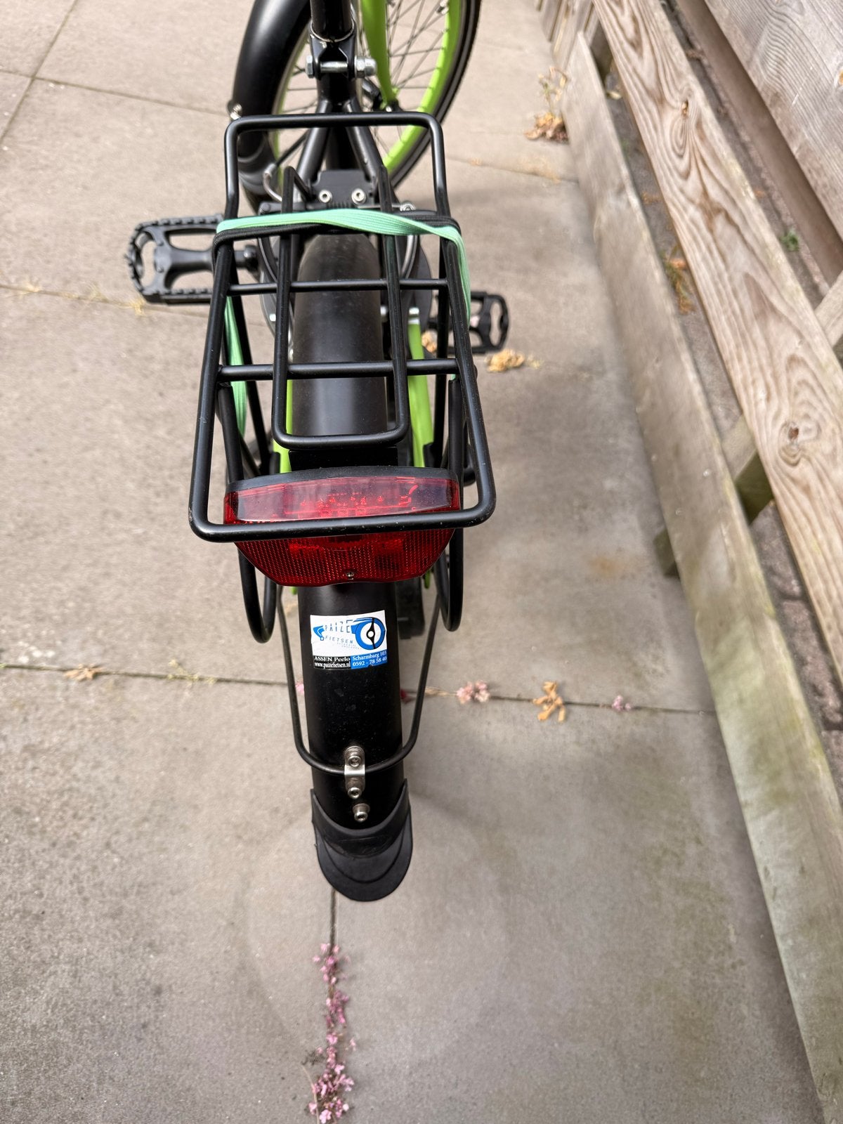 Amigo Highlander 20 inch kinderfiets - Zwart/Groen, Ophalen, Gebruikt, Velgrem, 16 tot 20 inch