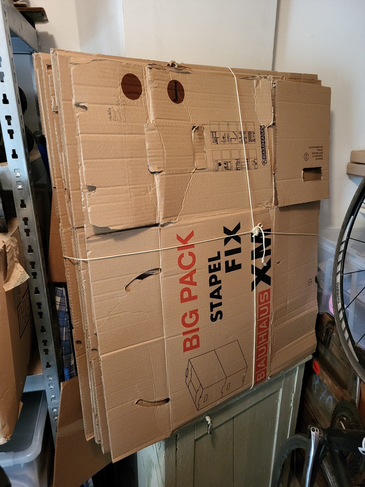 7 verhuisdozen, Ophalen, 40 tot 60 cm, Opvouwbaar, 50 tot 75 cm
