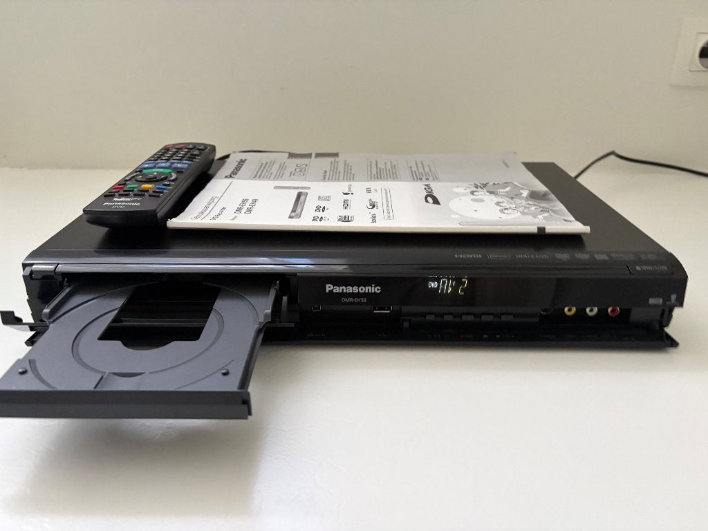 Panasonic HDD/DVD recorder, Ophalen of Verzenden, Zo goed als nieuw, Harddiskrecorder, Met dvd-recorder
