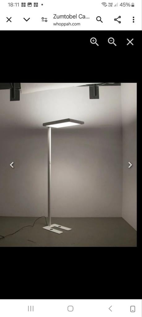 Zumtobel design lamp, Ophalen of Verzenden, Zo goed als nieuw, 150 tot 200 cm