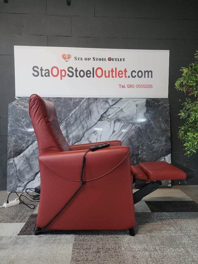 Staopstoel Fitform Leder met kantelfunctie rood, Minder dan 50 cm, Minder dan 75 cm, Leer, Ophalen of Verzenden