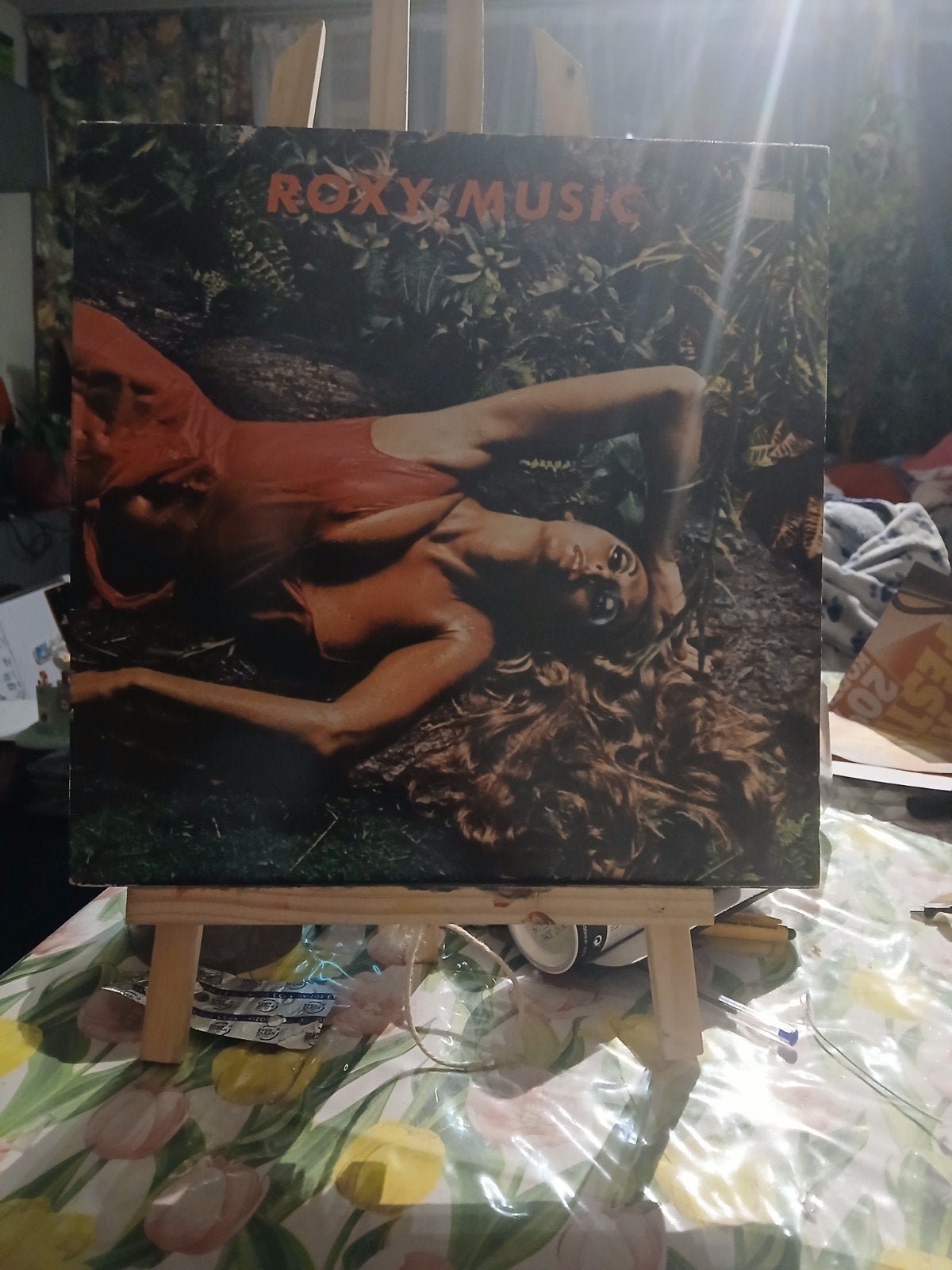 Roxy Music - Country Life LP (1974), LP, Gebruikt, Pop, Originele persing