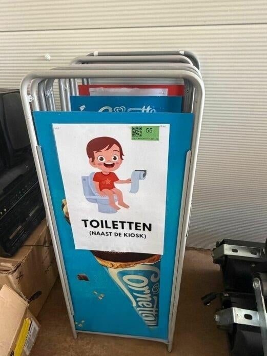 Diverse reclameborden, Ophalen, Zo goed als nieuw, Reclamebord