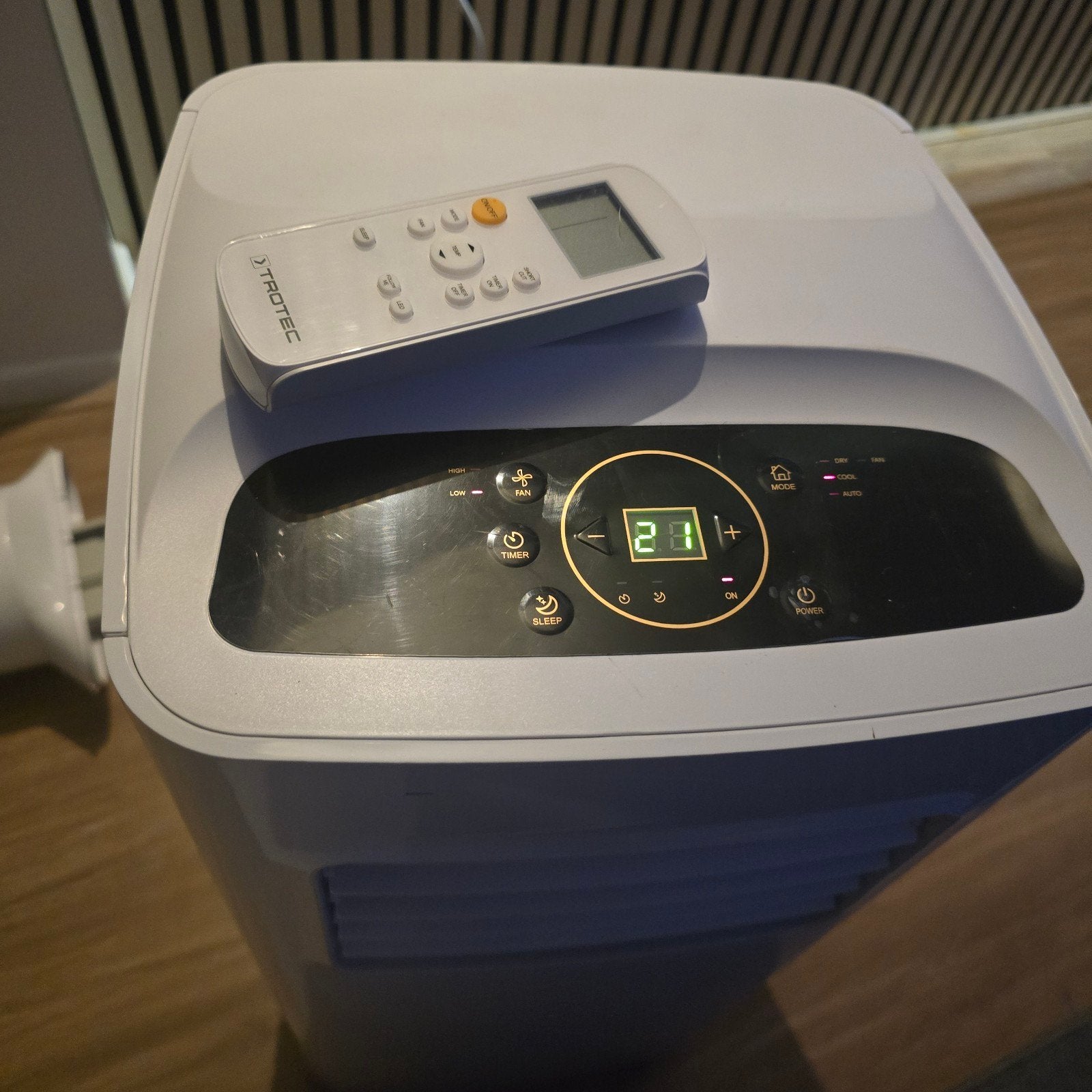 Trotec Mobiele Airco met Afstandsbediening, Minder dan 60 m³, 3 snelheden of meer, Ophalen of Verzenden, Zo goed als nieuw